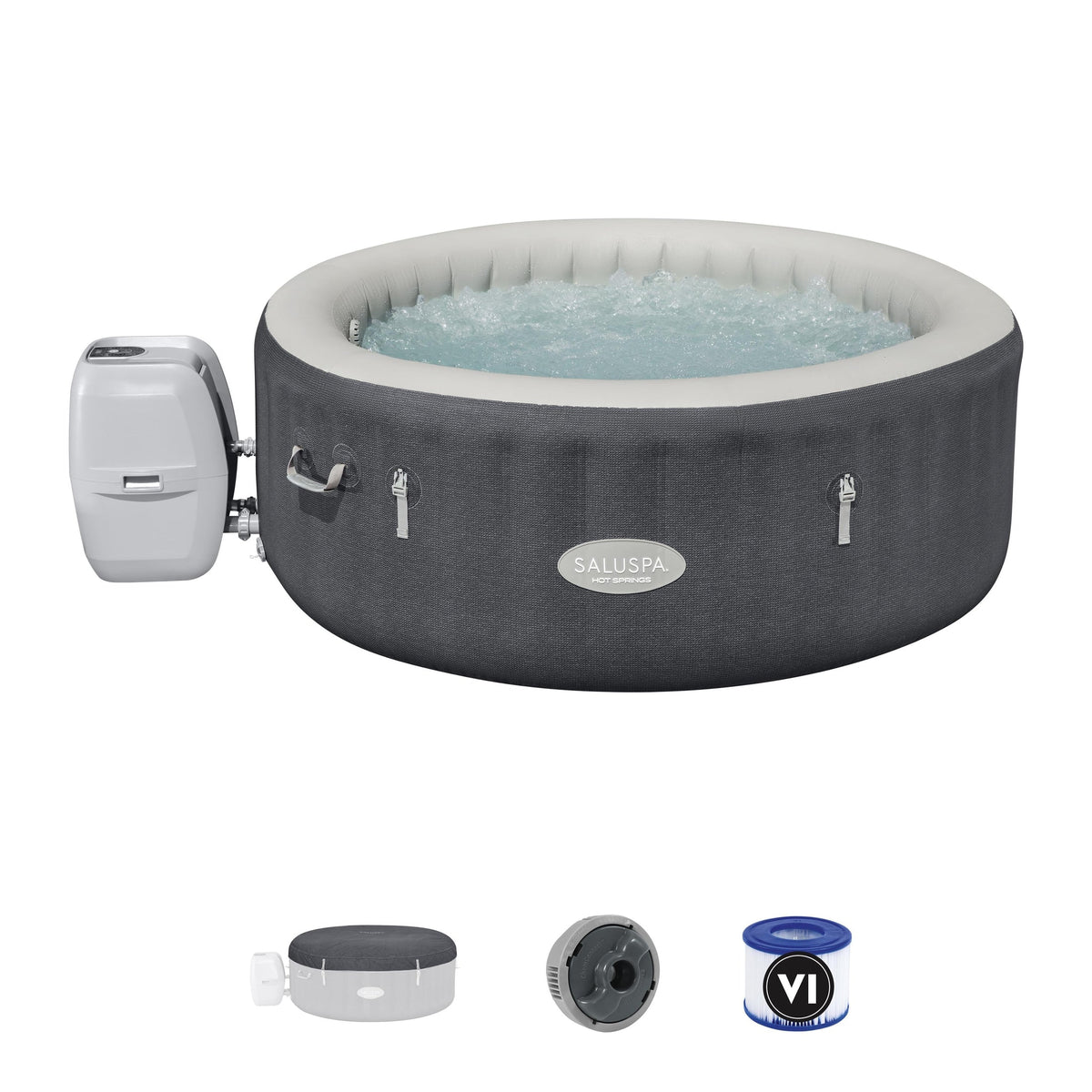 SaluSpa Hot Springs Energy-Efficient AirJet 2-4 Person Inflatable Hot | Bestway Sale