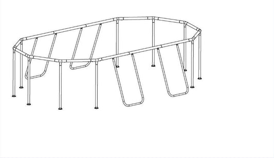 Steel Pro MAX & Power Steel 14' x 8'2" x 39.5" Above Ground Round Oval | Bestway Sale