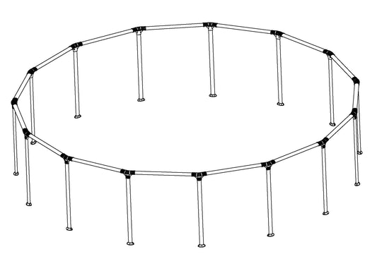 Steel Pro MAX 15' x 42" & 15' x 48" Above Ground Round Pool Frame Set | Bestway Trusted