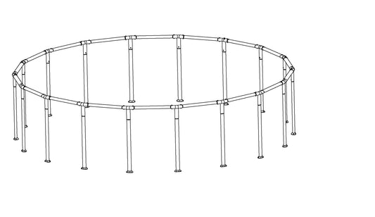 Coleman Power Steel Swim Vista Series 18' x 48" Above Ground Round Poo | Bestway Quality